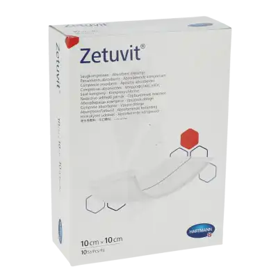 Zetuvit® Pansement Absorbant         10 X 10 Cm - Boîte De 10 à Portets 