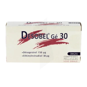 Desobel 150 Microgrammes/30 Microgrammes, Comprimé