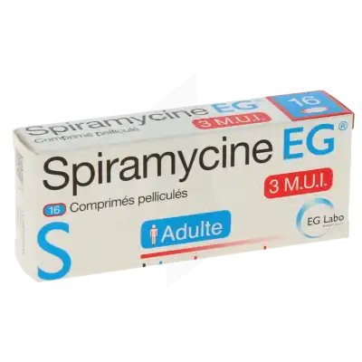Spiramycine Eg 3 M.u.i., Comprimé Pelliculé à CHAMPAGNOLE