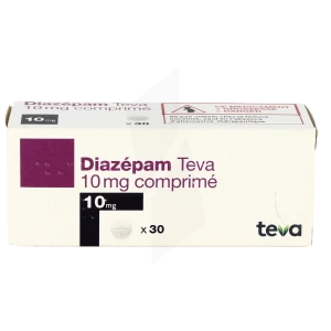 Diazepam Teva 10 Mg, Comprimé