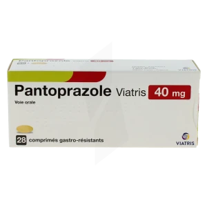 Pantoprazole Viatris 40 Mg, Comprimé Gastro-résistant