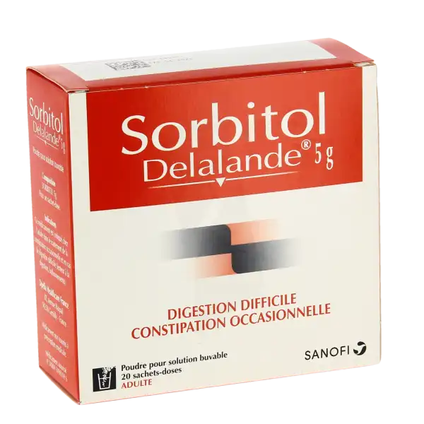 Sorbitol Delalande 5 G, Poudre Pour Solution Buvable En Sachet-dose