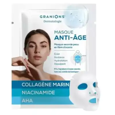 Granions Dermatologie Masque Seconde Peau Anti-âge B/1 à Annemasse