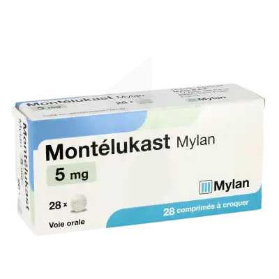 Montelukast Viatris 5 Mg, Comprimé à Croquer à Bassens