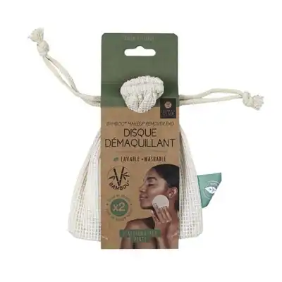 Lcdt Disques Démaquillant "lavable" 15cm Naturel B/2 à Libourne