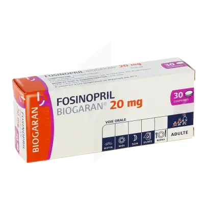 Fosinopril Biogaran 20 Mg, Comprimé à Hagetmau