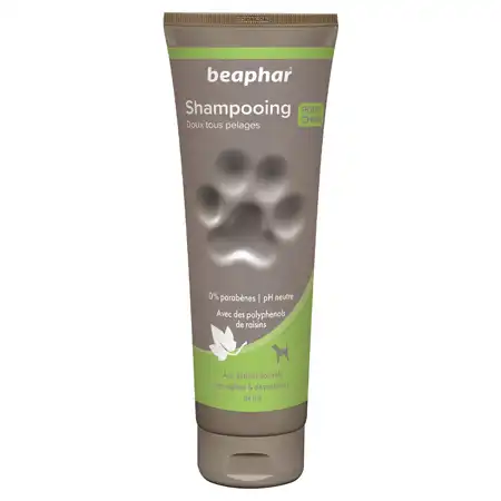 Beaphar Shampooing Doux Tous Pelages Extraits De Réglisse & De Protéines De Blé 250ml