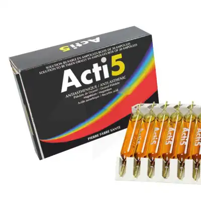 ACTI 5, solution buvable en ampoule