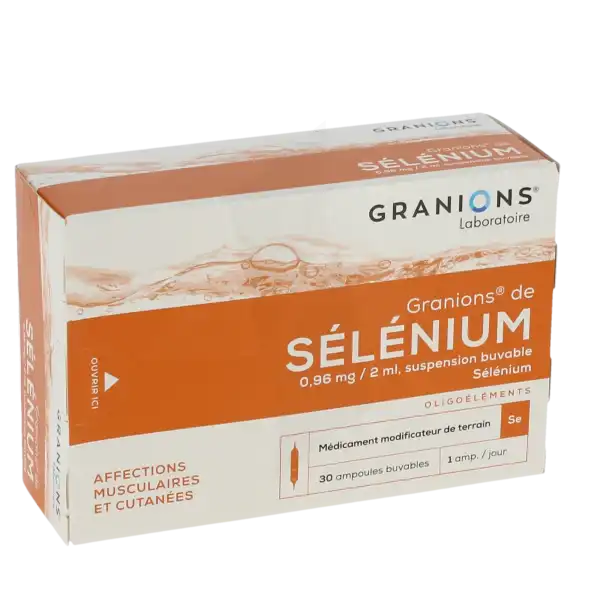 Granions De Selenium 0,96 Mg/2 Ml, Suspension Buvable