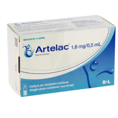ARTELAC 1,6 mg/0,5 mL, collyre en récipient unidose
