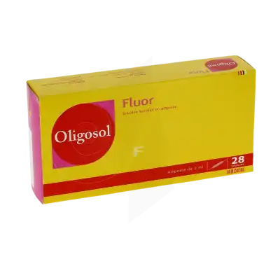 Oligosol Fluor Solution Buvable 28 Ampoules/2ml à OULLINS