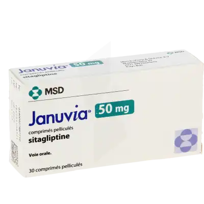 Januvia 50 Mg, Comprimé Pelliculé à SAINT-SAENS