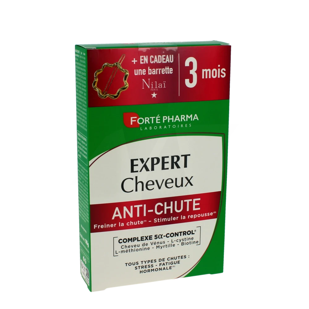 Expert Cheveux Anti-chute Comprimés 3b/30+barette Nilaï