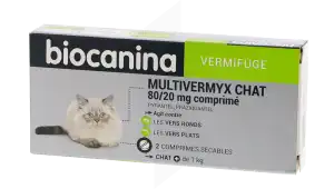 Biocanina Multivermyx Comprimés Vermifuge Chat B/2 à YZEURE