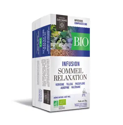 Dayang Sommeil Relaxation Bio 20 Infusettes à GRENOBLE