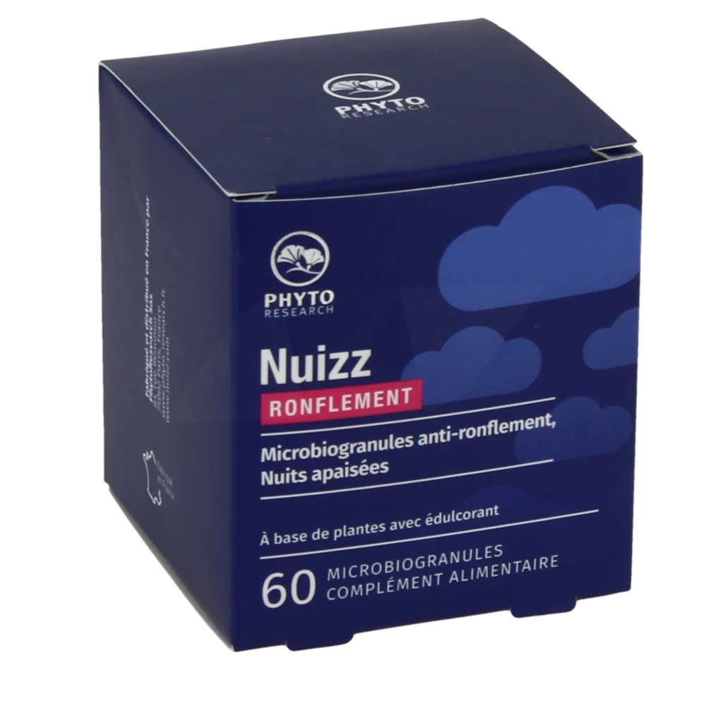 Nuizz Ronflement Granules Microbio Ronflement Obstruction Voies Respiratoires B/60