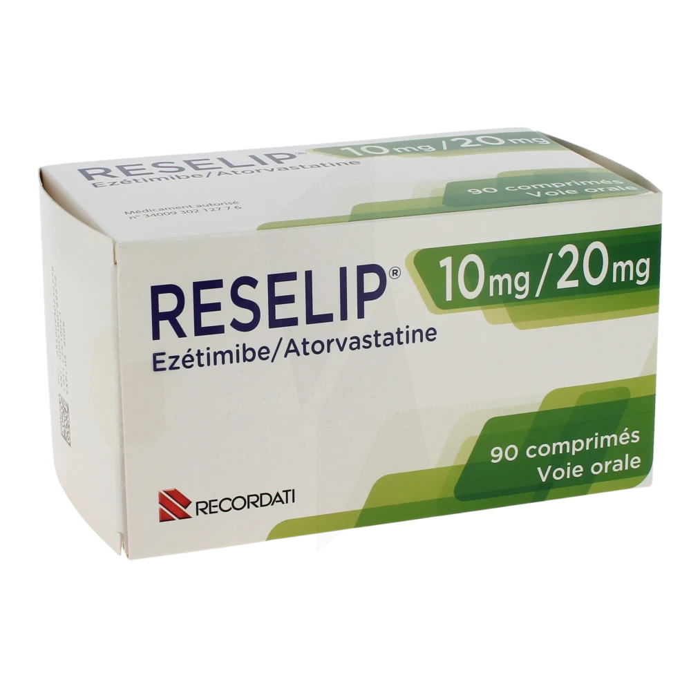 Reselip 10 Mg/20 Mg, Comprimé