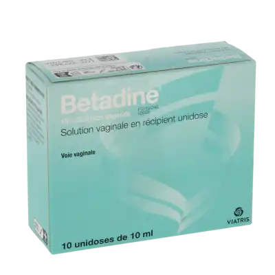 Betadine 10 %, Solution Vaginale En Récipient Unidose à YZEURE