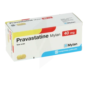 Pravastatine Viatris 40 Mg, Comprimé Pelliculé