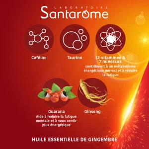 Santarome Vita'max Booster Effervescents Comprimés Effervescents B/20