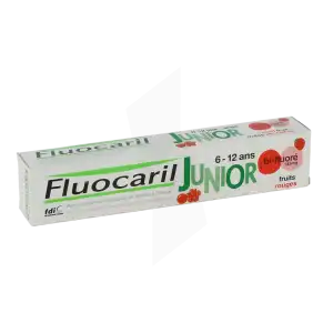 Fluocaril Junior Dentifrice Fruits Rouges 6-12ans T/75ml à L'Haÿ-les-Roses