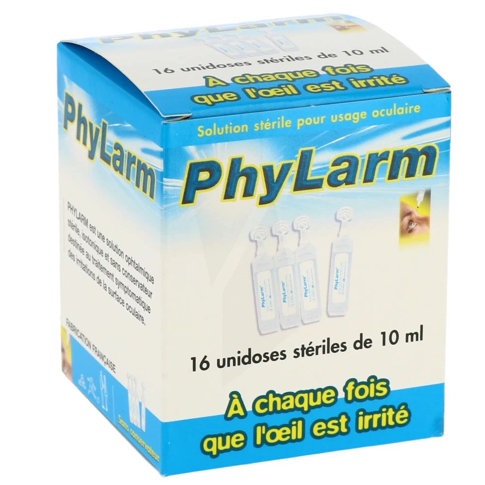 Phylarm 0,9 % S Oculaire Irrigation 16unid/10ml
