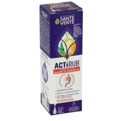 Actirub Spray Nasal Fl /20ml à Touques