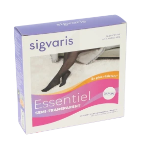 Sigvaris Essentiel Semi-transparent Chaussettes  Femme Classe 2 Naturel X Large Normal