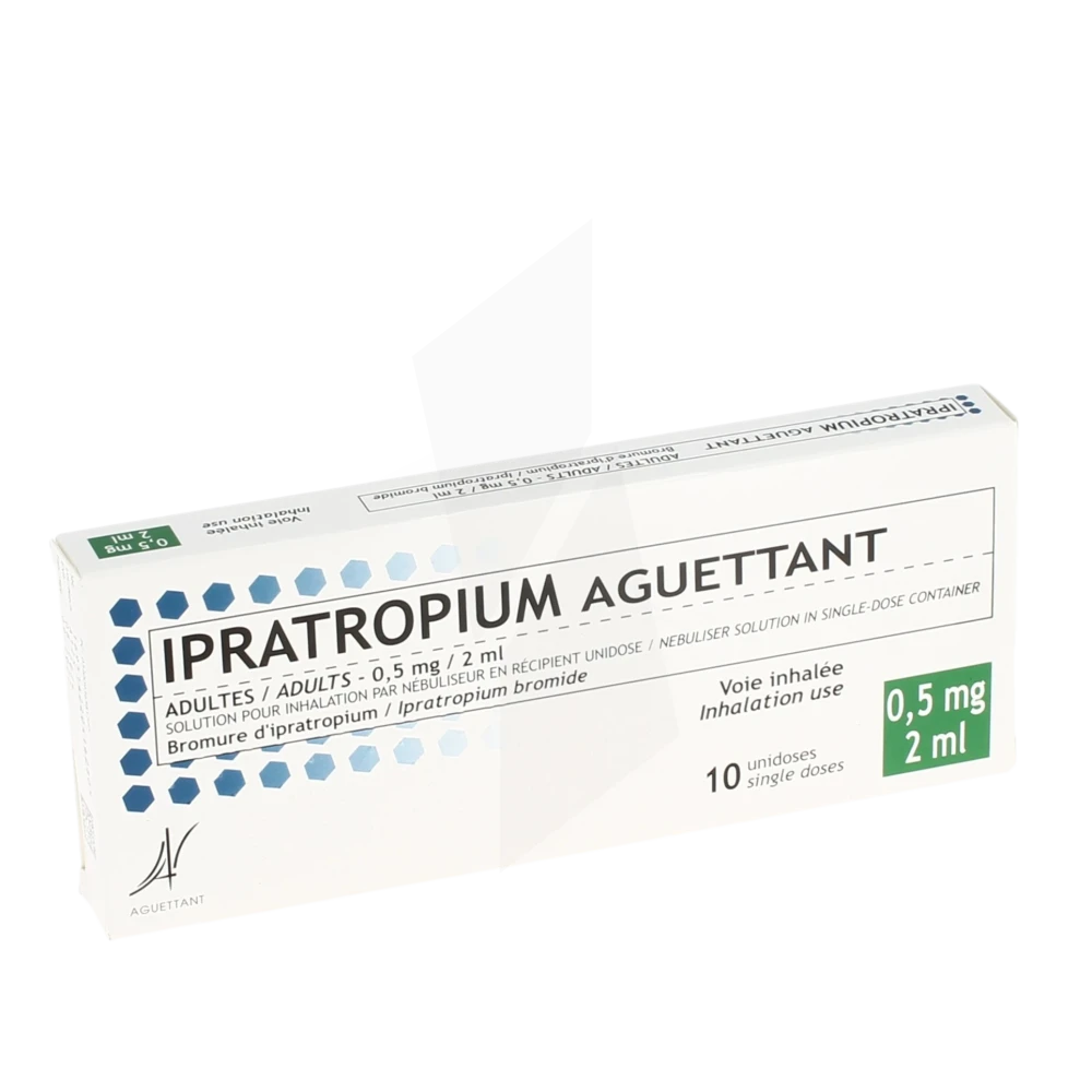 Ipratropium Aguettant Adultes 0,5 Mg/2 Ml, Solution Pour Inhalation Par Nébuliseur En Récipient Unidose