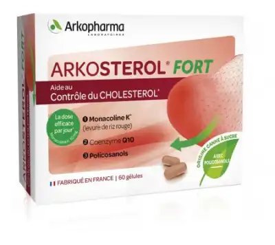 Arkosterol Fort Gélules Aide Au Contrôle Du Cholestérol B/60 à SOUMOULOU