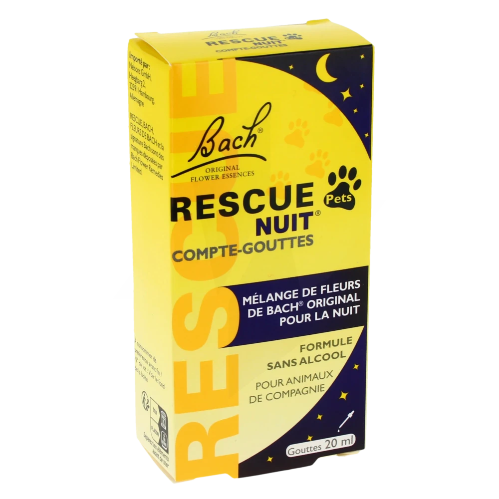 Rescue Pets Nuit Elixir Floral Fl Cpte-gttes/20ml