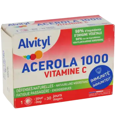 Alvityl Acérola 1000 Vitamine C Comprimés à Croquer B/30 à L'Haÿ-les-Roses