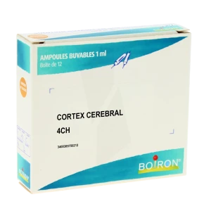Boiron Cortex Cerebral 4ch Solution Buvable En Ampoules Boîte De 12 Ampoules