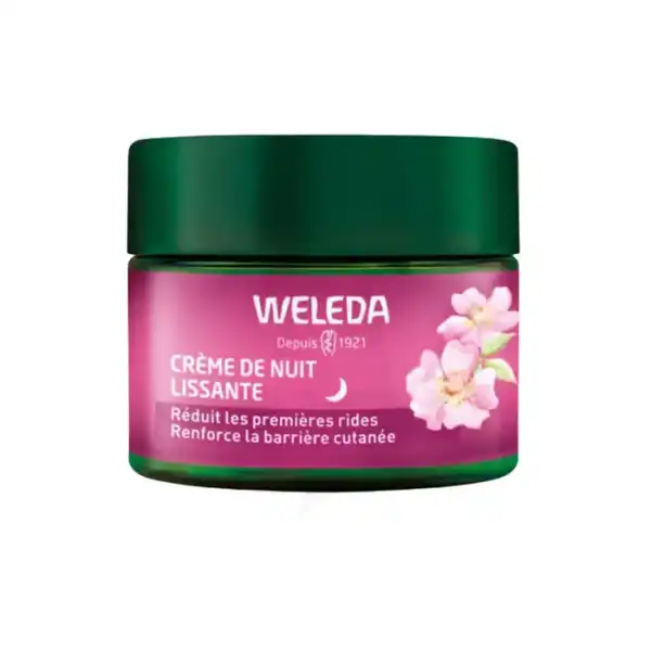 Weleda Soins Visage Rose The Blanc Cr De Nuit Lissante Pot/40ml