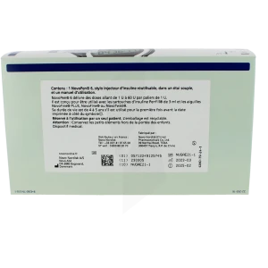 Novopen 6 Stylo Injecteur Insuline Réutilisable Grey
