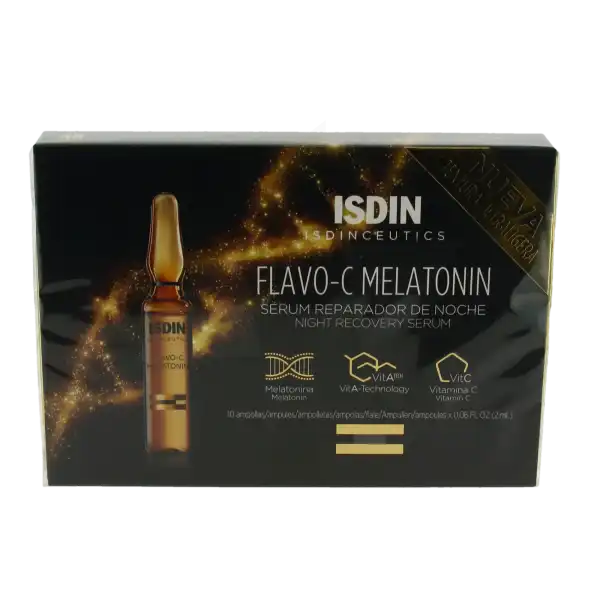 Isdin Flavo C Melatonin Sérum 10 Ampoules/2ml
