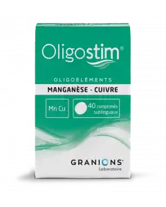 Oligostim Manganèse Cuivre Comprimés Sublinguaux T/40 à CHÂLONS-EN-CHAMPAGNE