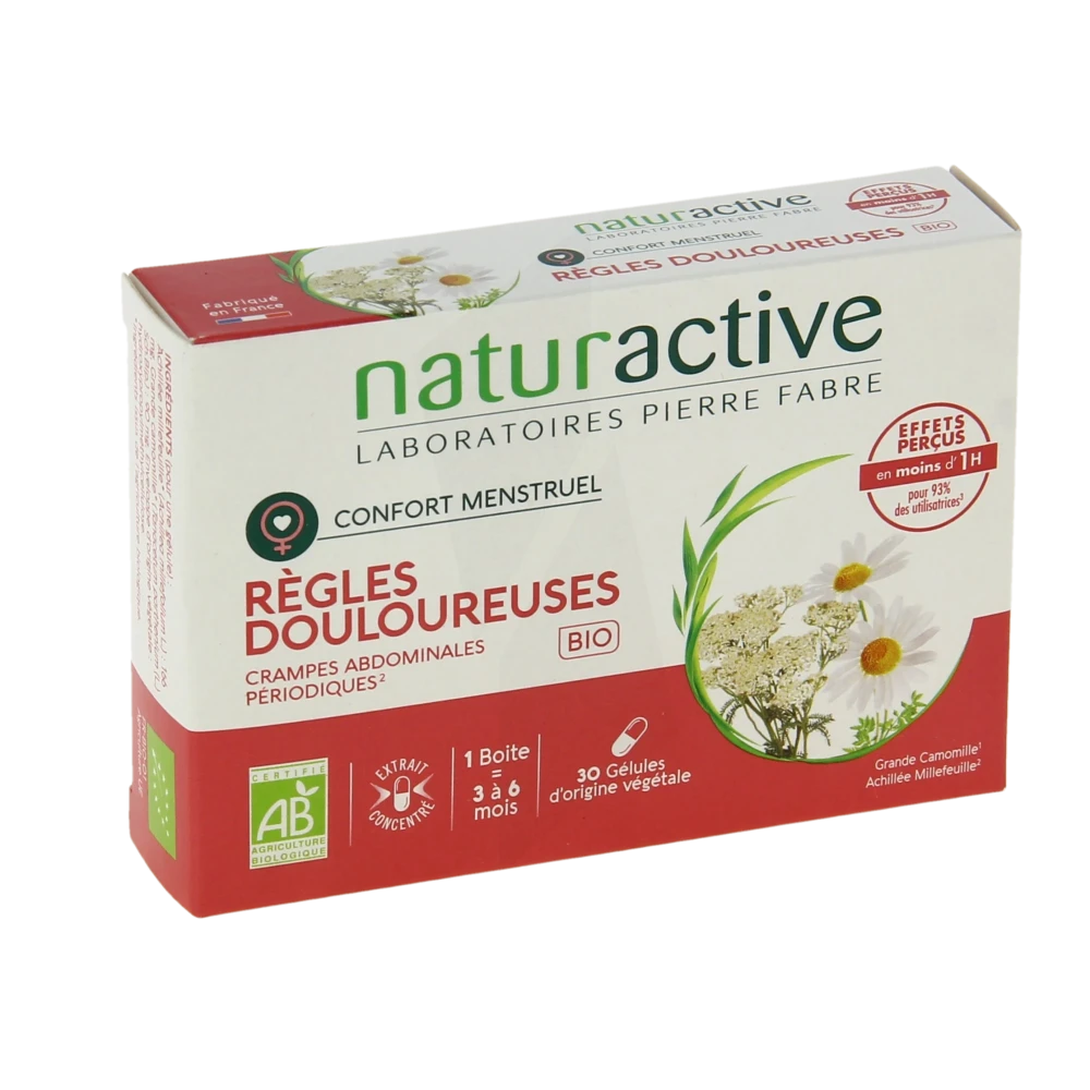 Naturactive Règles Douloureuses Bio Gélules B/30