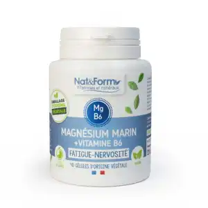 Nat&form Expert Magnesium + B6 40 Gélules à Mérignac