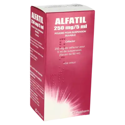 Alfatil 250 Mg/5 Ml, Poudre Pour Suspension Buvable à STRASBOURG