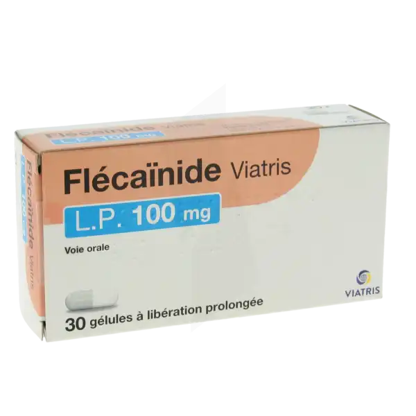 Flecainide Viatris Lp 100 Mg, Gélule à Libération Prolongée