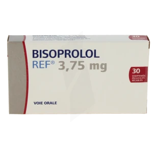 Bisoprolol Ref 3,75 Mg, Comprimé Pelliculé Sécable