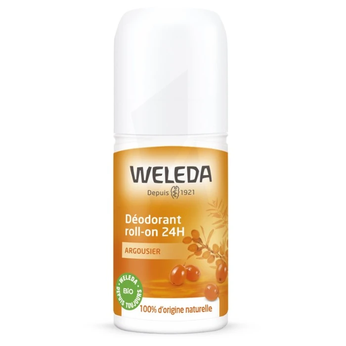 Weleda - Huile De Massage à L'Arnica - 50ml - Déodorant Roll-On Argousier -  50ml Offert