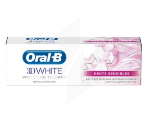 Oral B 3d White Luxe Dentifrice Therapy Blancheur T/75ml