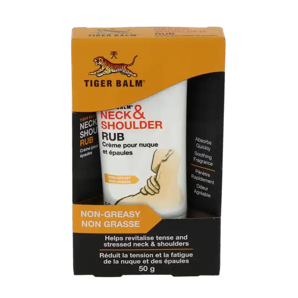 Tiger Balm Crème Pour Nuque Et épaules 50g