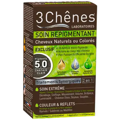 Soin Repigmentant Kit Cheveux Naturels Ou Colorés 5.0 Pigments Châtain Clair à Mérignac