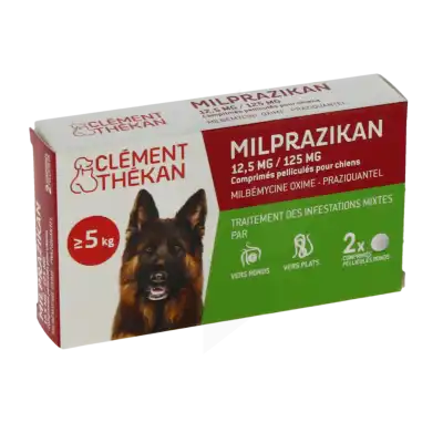 MILPRAZIKAN 12,5 mg/125 mg Comprimés chien B/2