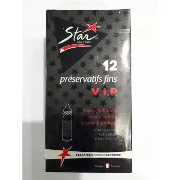Star V.i.p Préservatif Avec Réservoir Boite Plastique/3 à Bordeaux