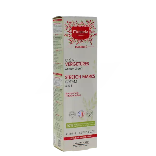 Mustela Crème Vergetures Sans Parfum 150 Ml