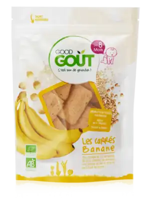 Good Goût Alimentation infantile carré banane Sachet/50g